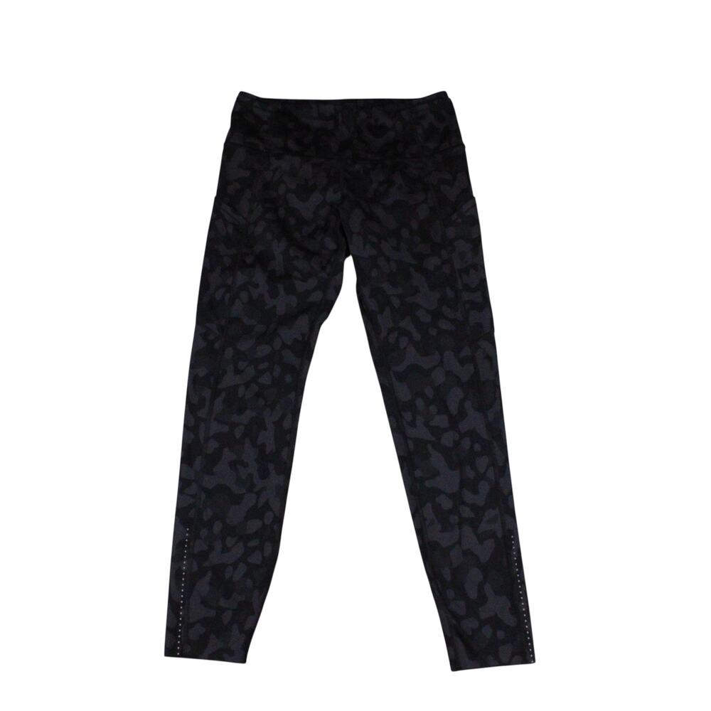 Lululemon Activewear Black Camo Leggings for the Gym/Lounging - Inseam 23"